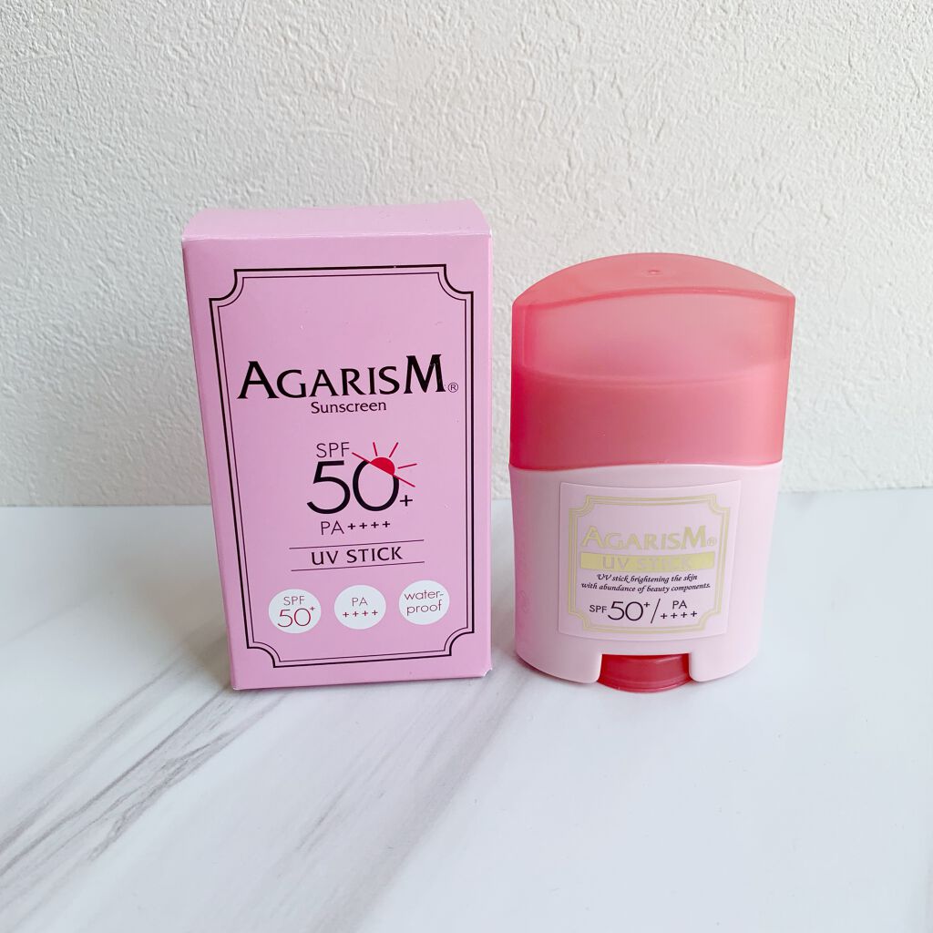 トーンアップUVスティック/AGARISM/日焼け止めスティックを使ったクチコミ（1枚目）