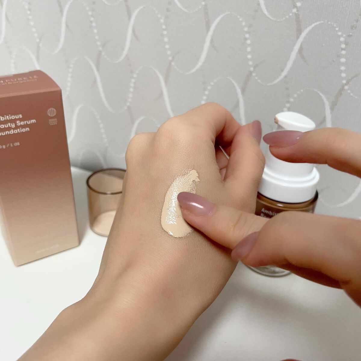 アンビシャス ビューティーセラムファンデーション/SINN PURETÉ/リキッドファンデーションを使ったクチコミ（3枚目）