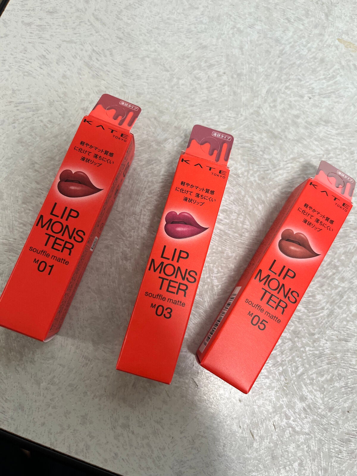 リップモンスター スフレマット/KATE/口紅を使ったクチコミ(1枚目)