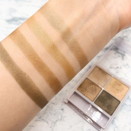 シルキースフレアイズ/キャンメイク/アイシャドウパレットを使ったクチコミ(4枚目)