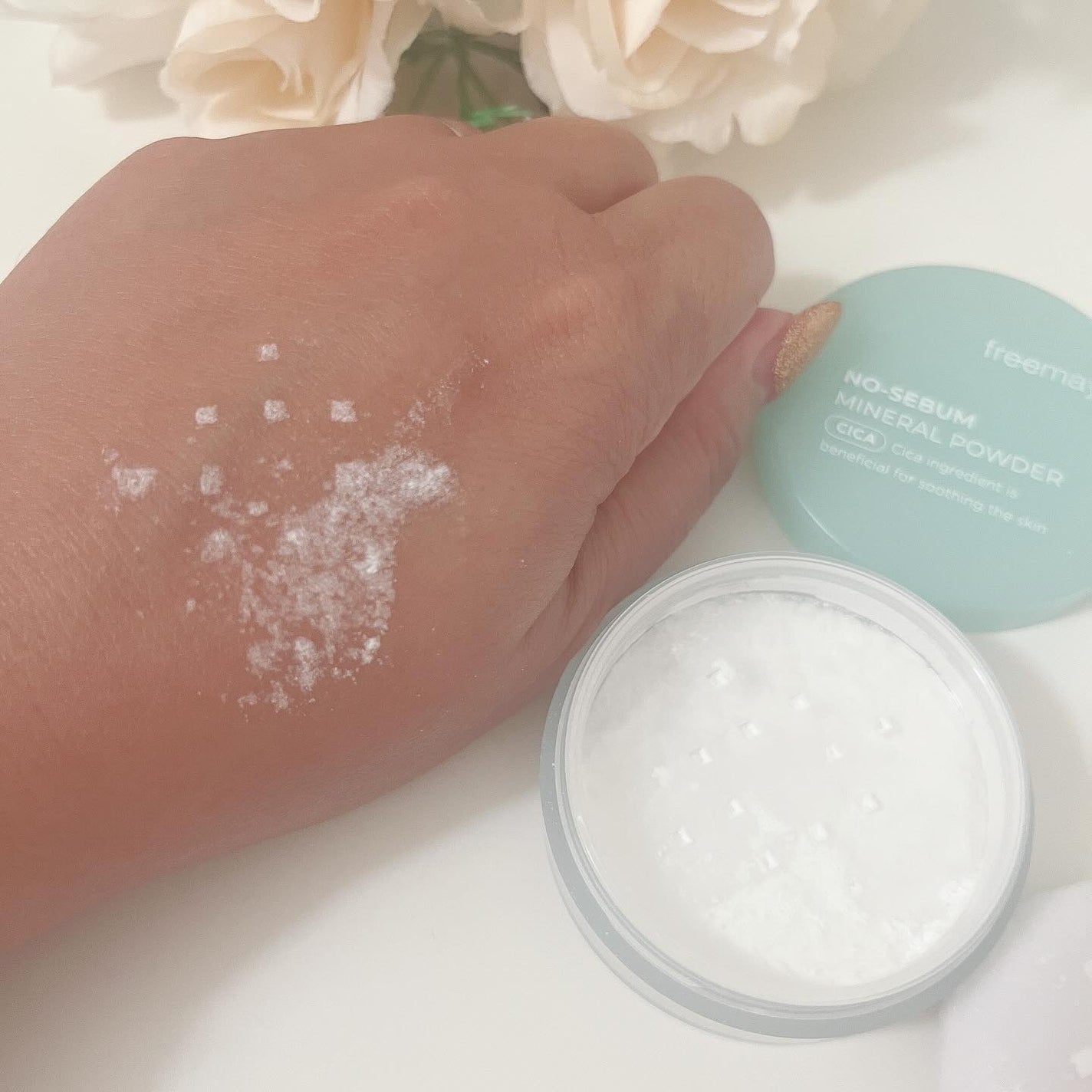 ノーセバム ミネラルパウダー/Freemay/ルースパウダーを使ったクチコミ(4枚目)