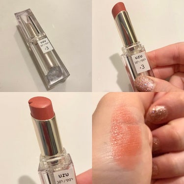  38°C / 99°F Lipstick <TOKYO> +3 CORAL-PINK/UZU BY FLOWFUSHI/口紅を使ったクチコミ（2枚目）