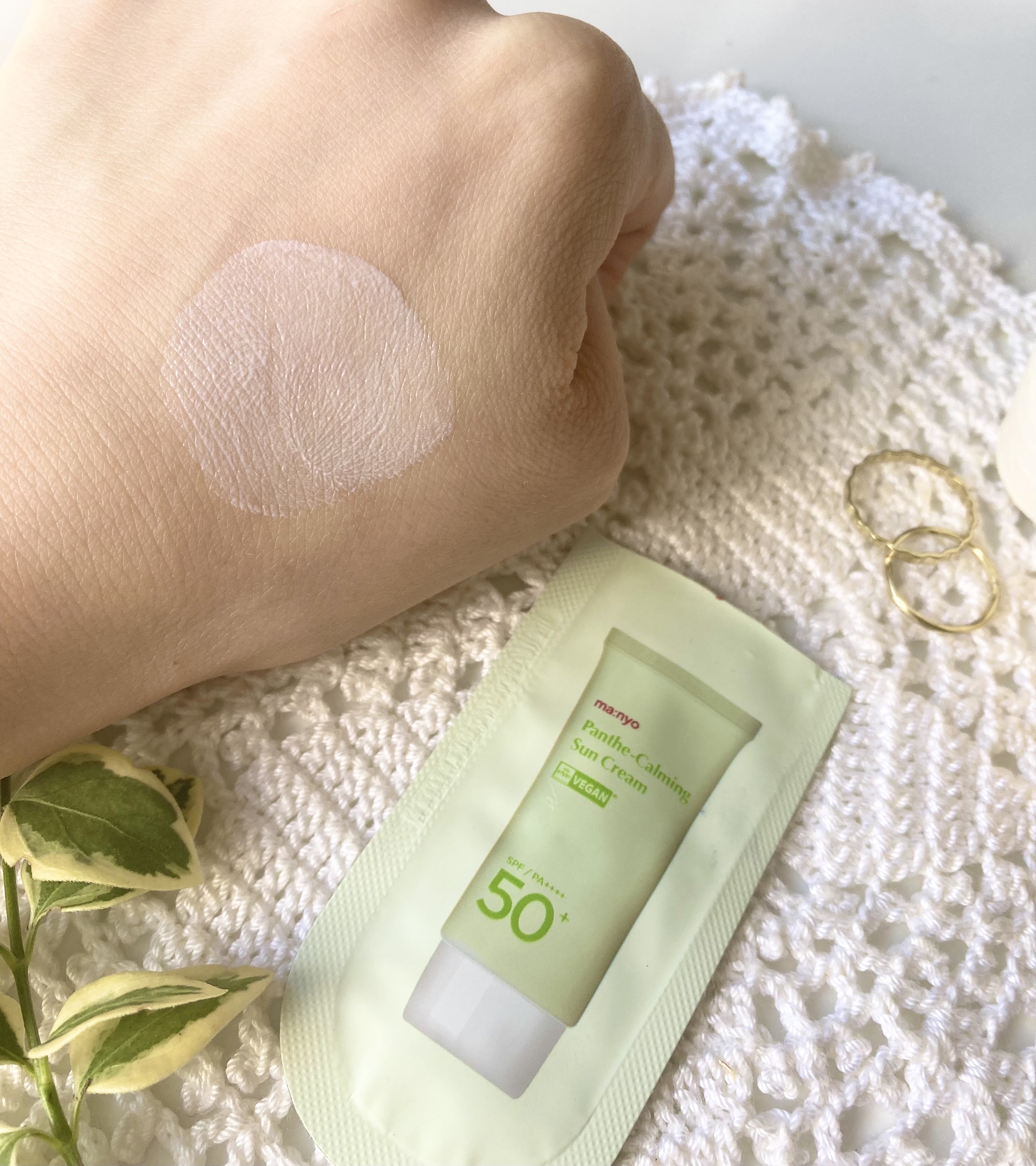 パンテカーミング サンクリーム/manyo/日焼け止めクリームを使ったクチコミ（3枚目）
