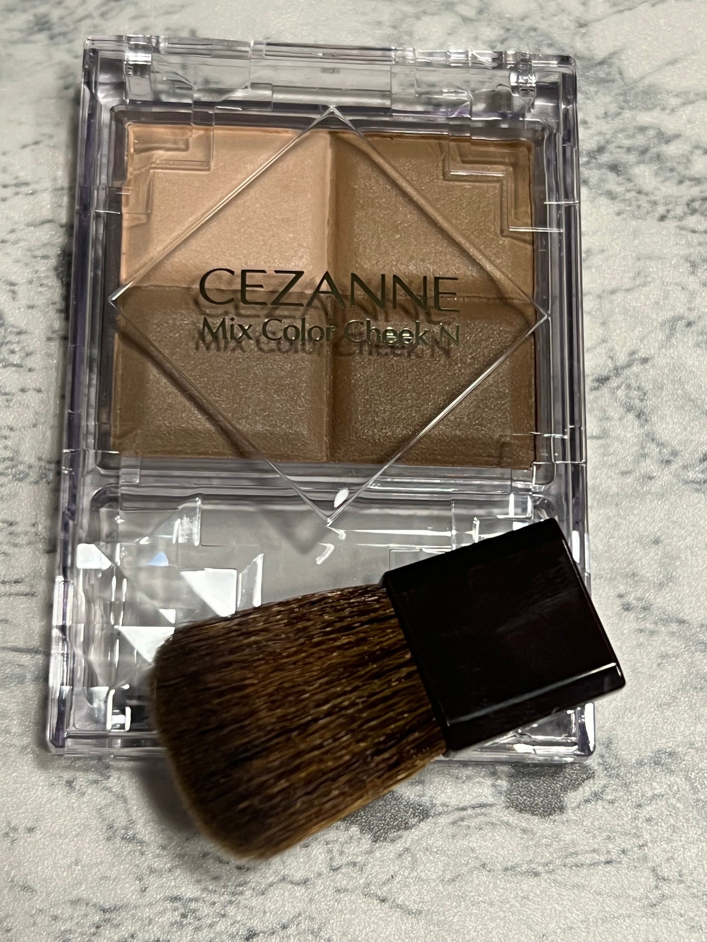ミックスカラーチークN/CEZANNE/パウダーチークを使ったクチコミ(1枚目)