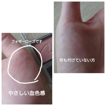 チークブラッシュ/CEZANNE/パウダーチークを使ったクチコミ(3枚目)