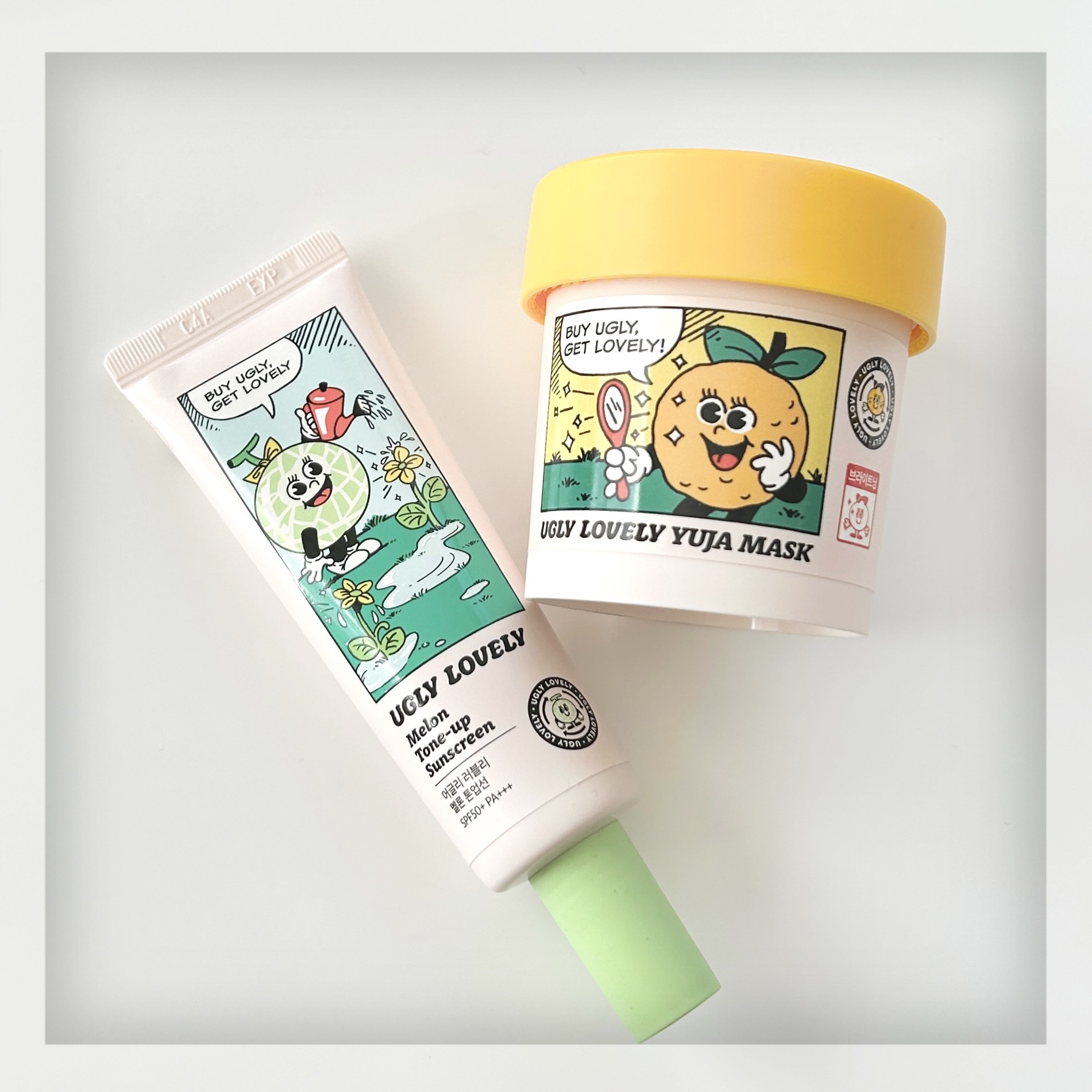 メロントーンアップ日焼け止め/UGLY LOVELY/日焼け止めローションを使ったクチコミ（1枚目）