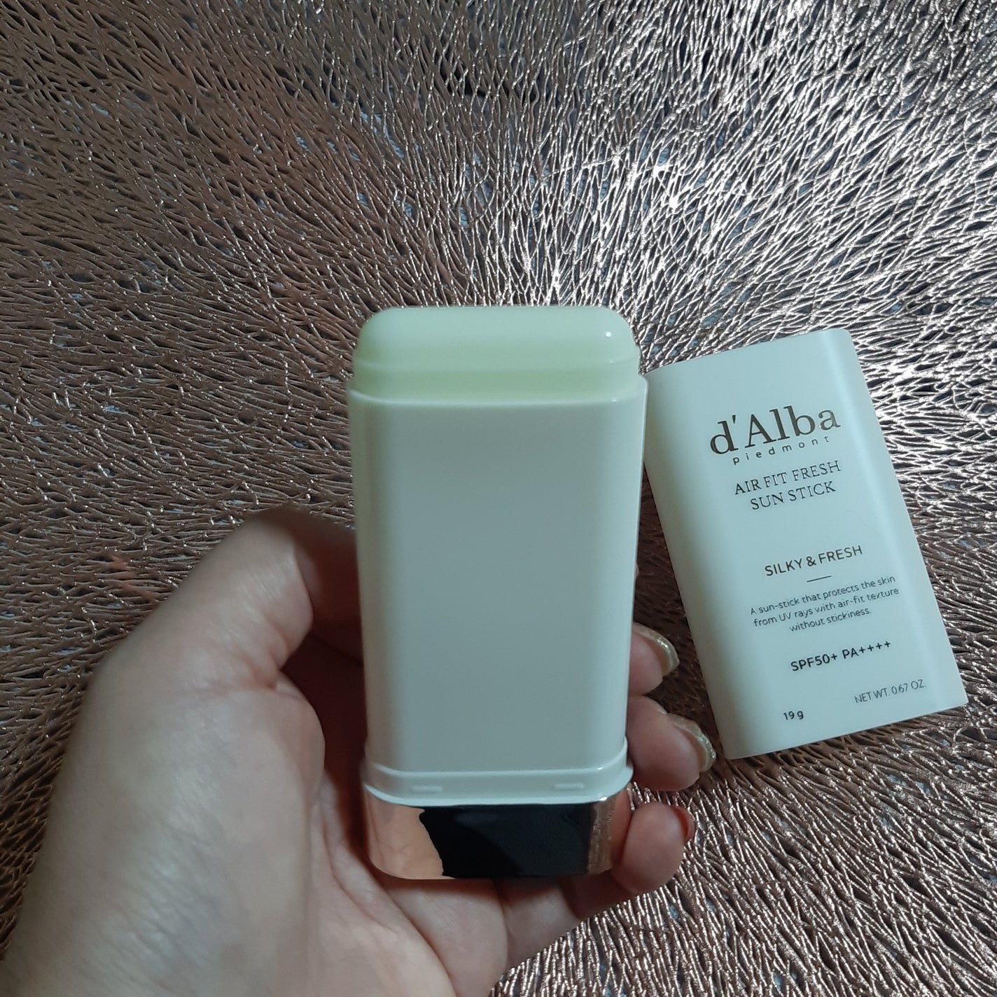 エアーフィットフレッシュサンスティック/ダルバ/日焼け止めスティックを使ったクチコミ(2枚目)