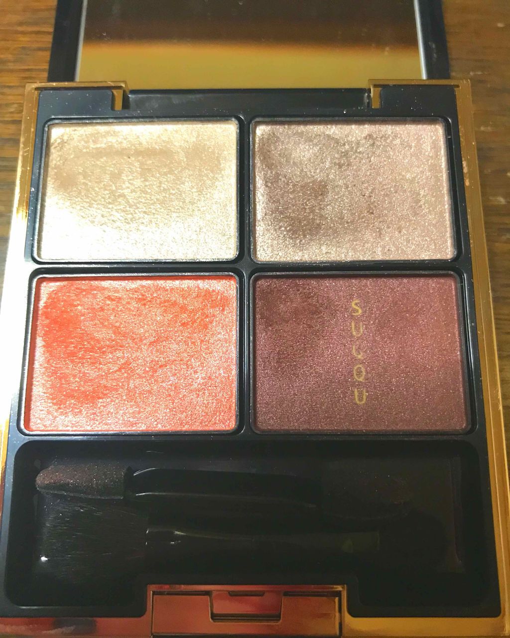 トーンアップアイシャドウ/CEZANNE/アイシャドウパレットを使ったクチコミ(2枚目)