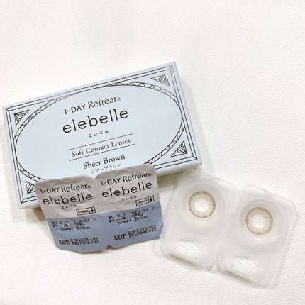 1DAY Refrear elebelle/Refrear/ワンデー(1DAY)カラコンを使ったクチコミ(3枚目)