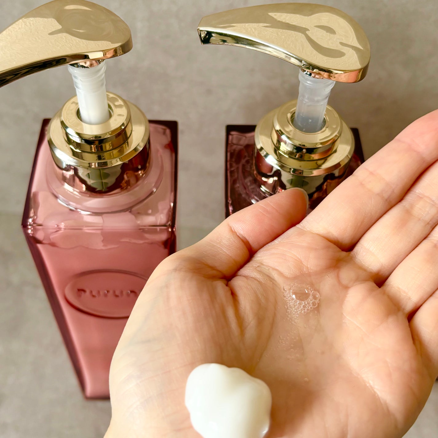 プルント リライトペアセット レッドワイン/Purunt./市販シャンプーを使ったクチコミ(2枚目)