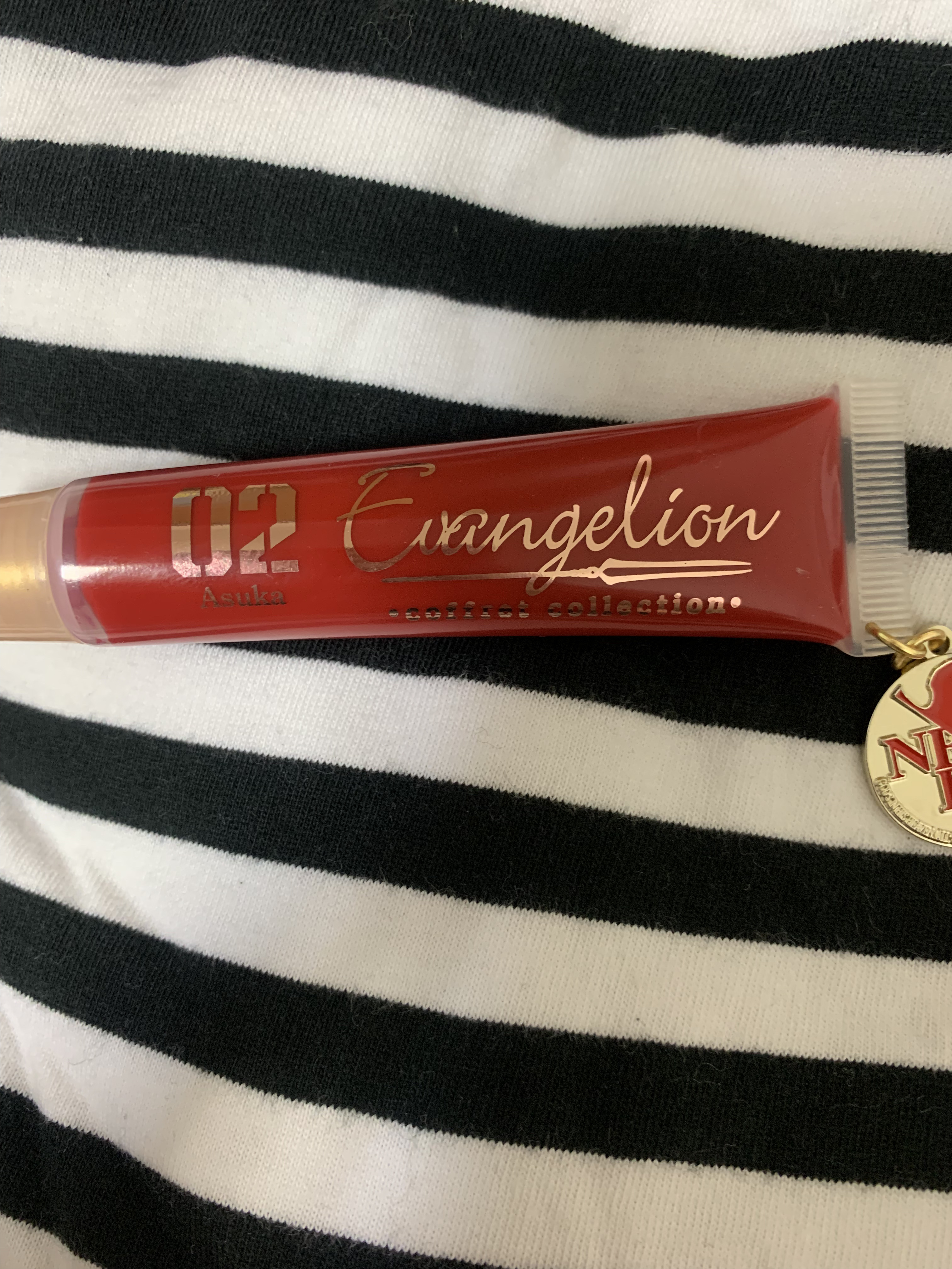 一番コフレ エヴァンゲリオン E賞 キャラクターカラーリップ/BANDAI SPIRITS/リップグロスを使ったクチコミ（1枚目）