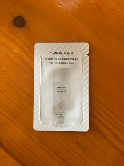 ライス ピュア エッセンシャル トナー/THANK YOU FARMER/化粧水を使ったクチコミ(1枚目)