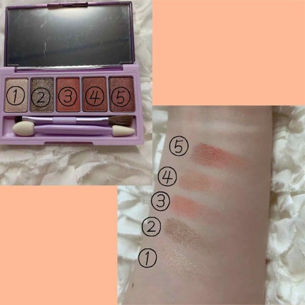 シャイニーアイパレットチャームブラウン/VAVI MELLO/アイシャドウパレットを使ったクチコミ(2枚目)