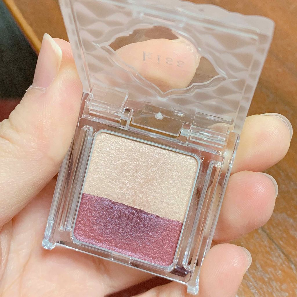 デュアルアイズB/KiSS/アイシャドウパレットを使ったクチコミ（3枚目）