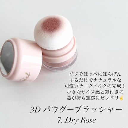 ホープガール3Dパウダーブラッシャー/Hope Girl/パウダーチークを使ったクチコミ(2枚目)