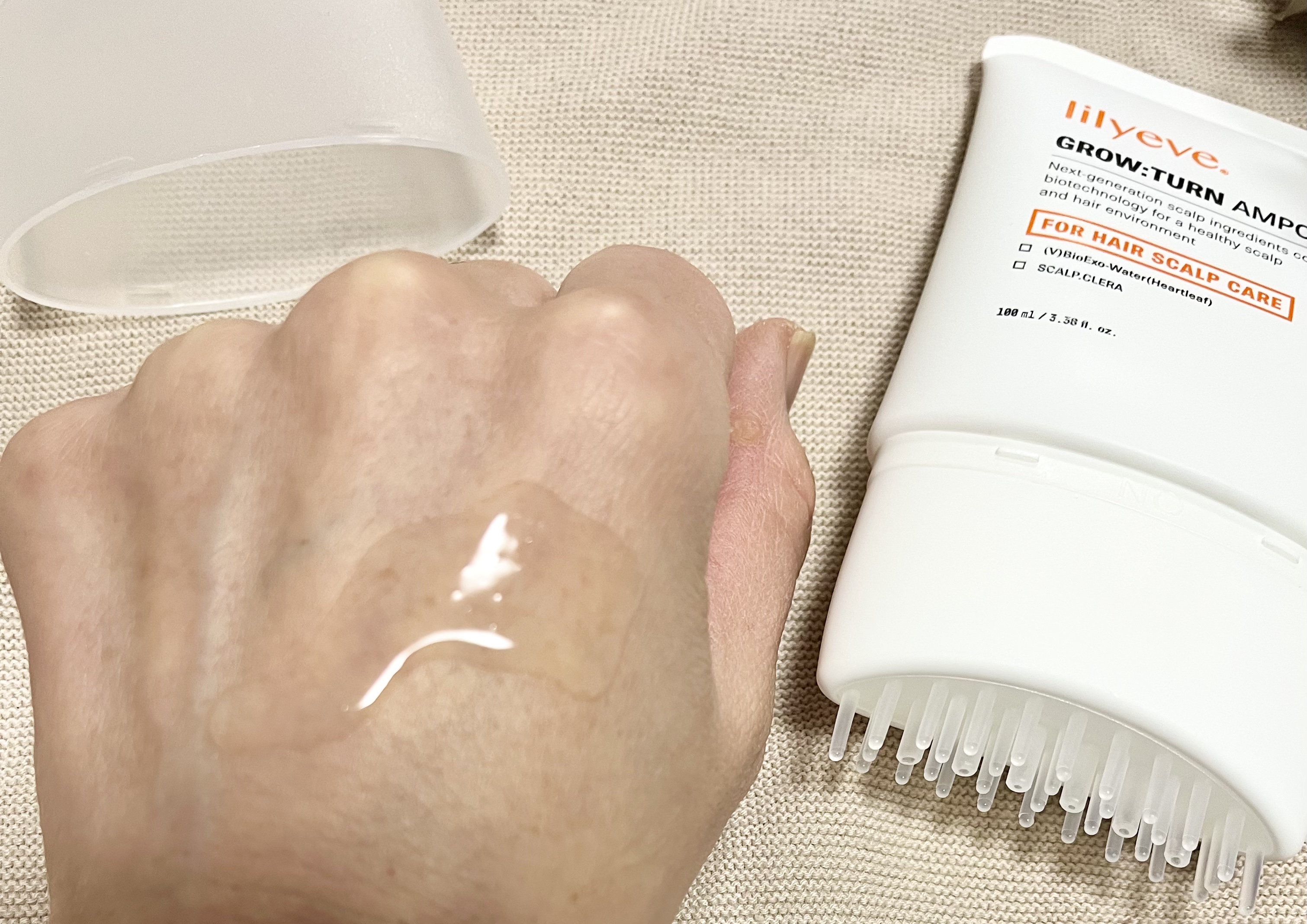 グローターン 100ml/リリーイブ/頭皮ローションを使ったクチコミ（3枚目）