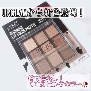 UR GLAM　BLOOMING EYE COLOR PALETTE/U R GLAM/アイシャドウパレットを使ったクチコミ（1枚目）