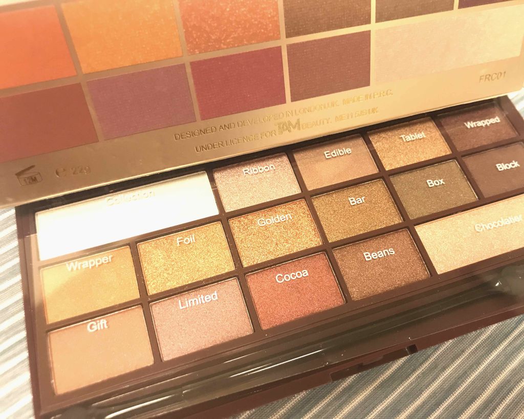 アイラブチョコレート/MAKEUP REVOLUTION/アイシャドウパレットを使ったクチコミ(2枚目)