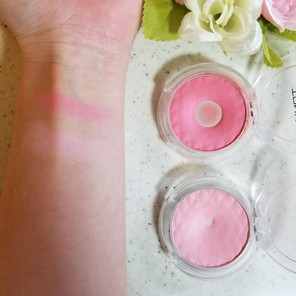 クリスタルブラッシャー/TONYMOLY/パウダーチークを使ったクチコミ（2枚目）