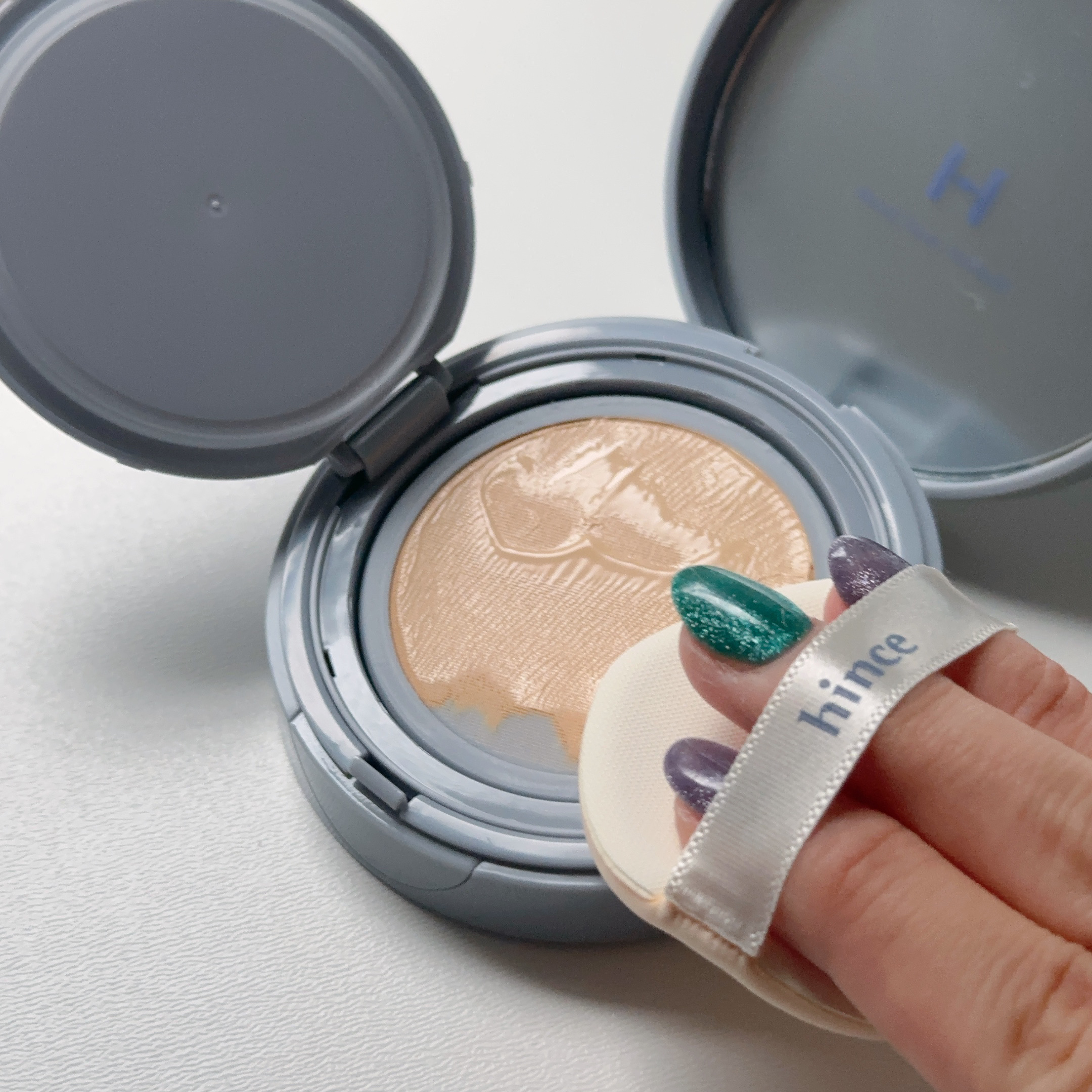 セカンドスキンメッシュマットクッション/hince/クッションファンデーションを使ったクチコミ（3枚目）