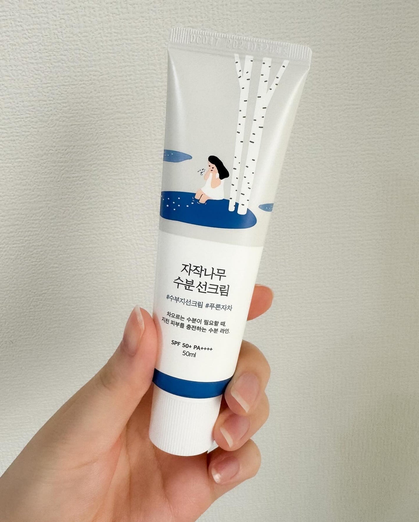 白樺水分uvクリーム/ROUND LAB/日焼け止めクリームを使ったクチコミ(4枚目)