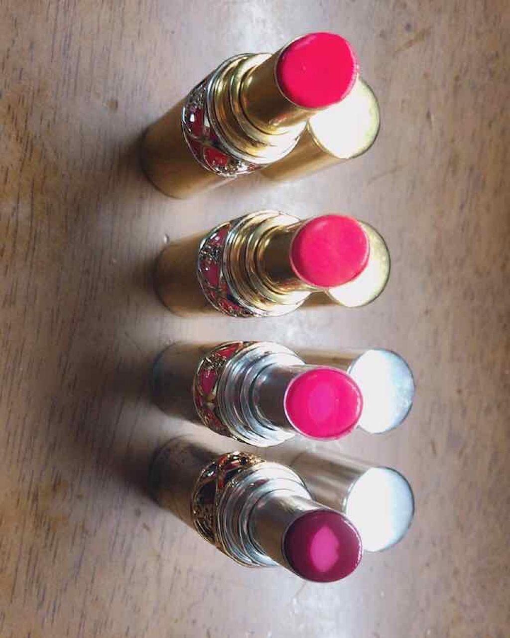 ルージュ ヴォリュプテ シャイン/YVES SAINT LAURENT BEAUTE/口紅を使ったクチコミ（3枚目）