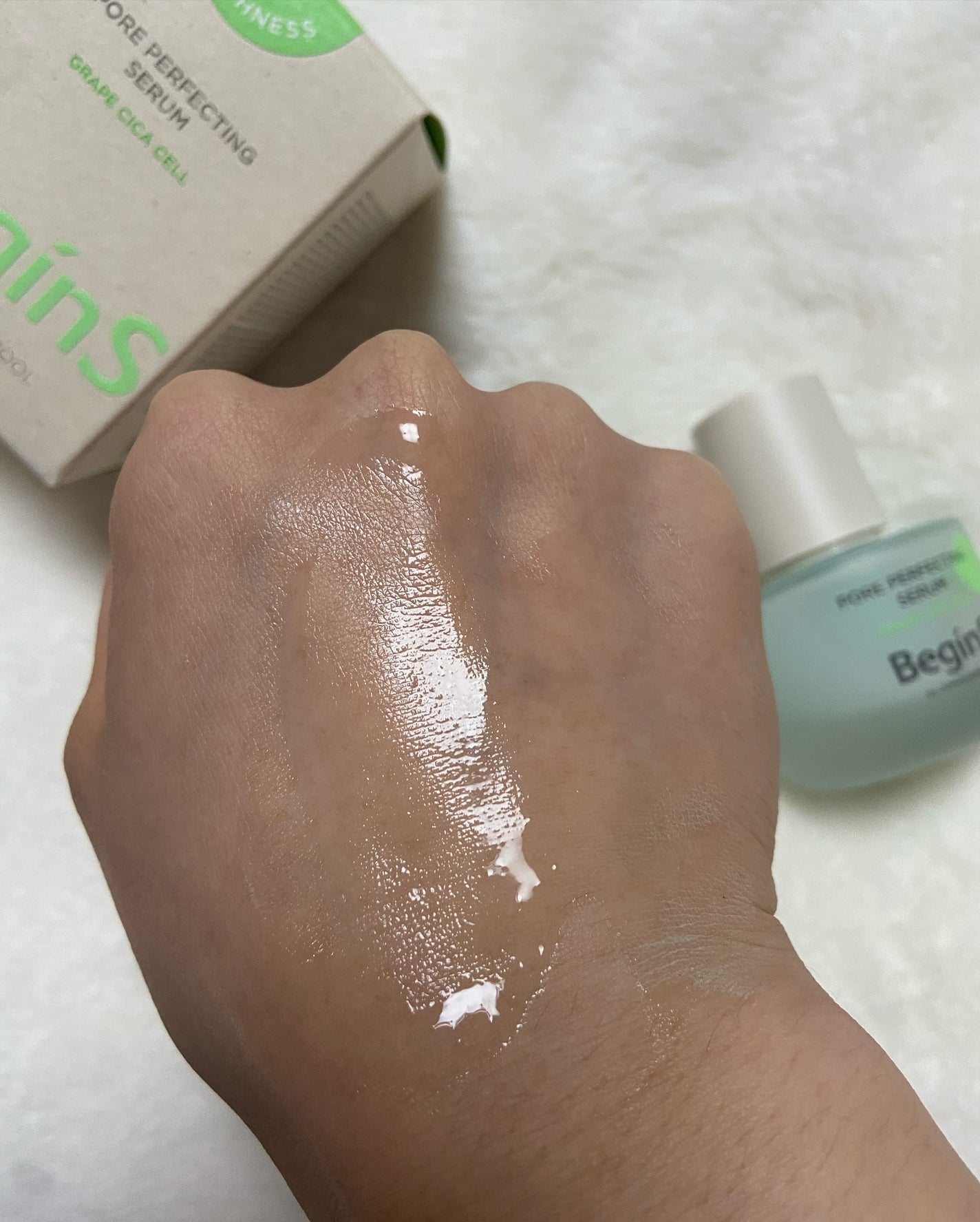 Pore Perfecting Serum/BeginS by JUNGSAEMMOOL/美容液を使ったクチコミ(5枚目)