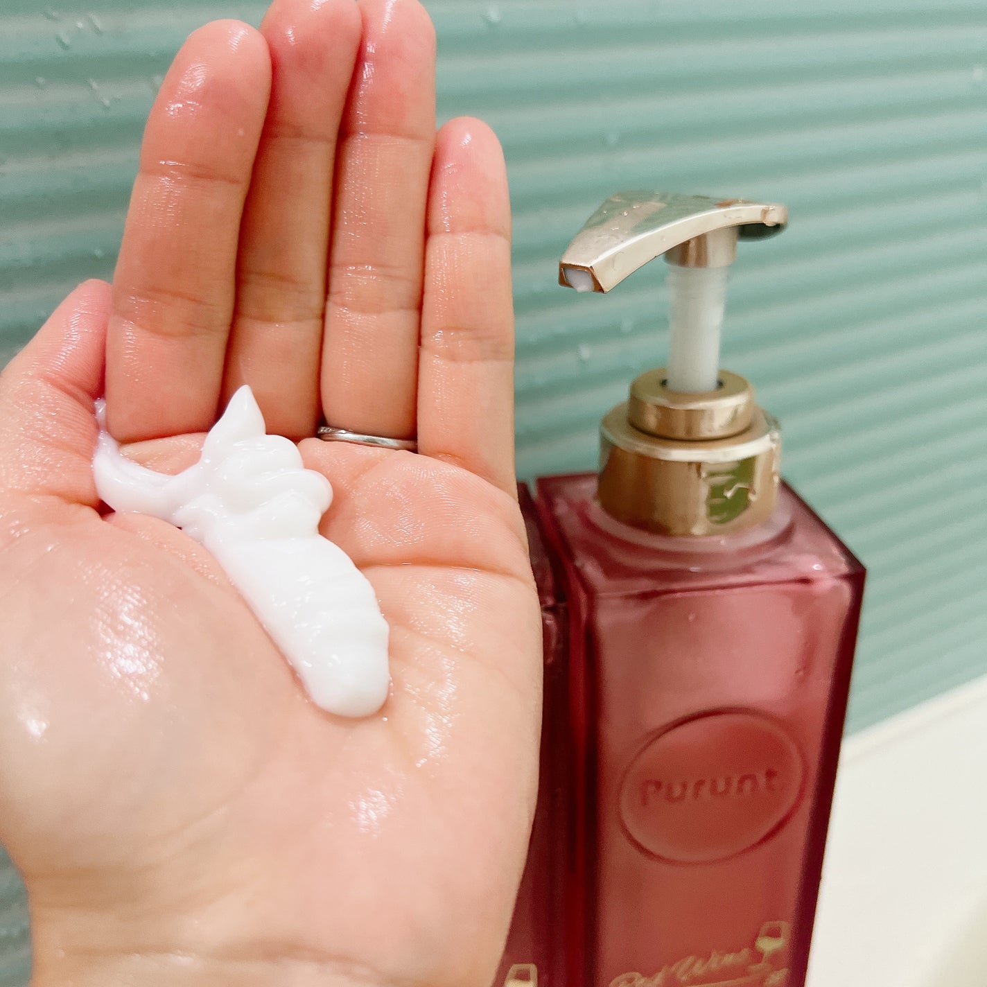 プルント リライトペアセット レッドワイン/Purunt./市販シャンプーを使ったクチコミ(3枚目)