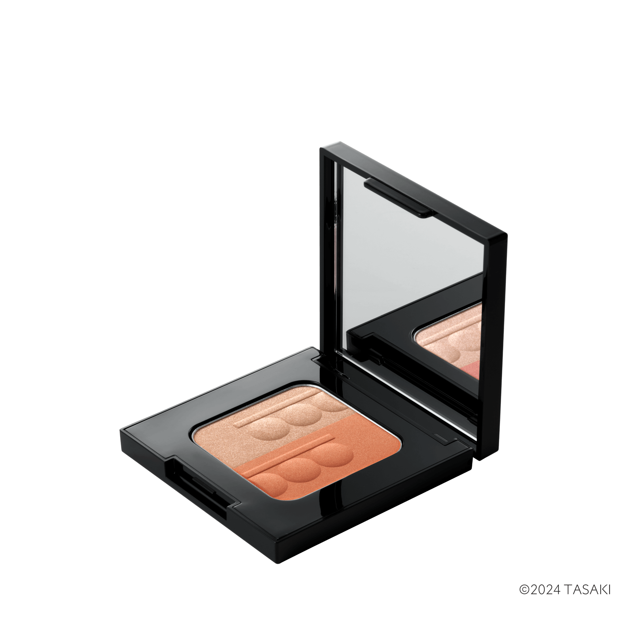 ナクレハイライターブラッシュデュオパレット パーリー イエロー ゴールド