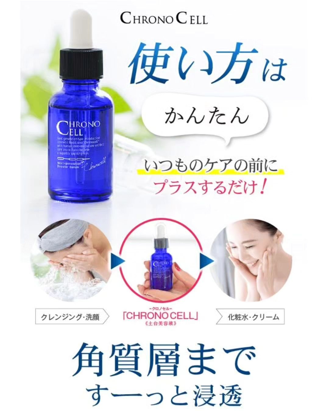 クロノセル｜FABIUSの口コミ - エイジングケアにおすすめの美容液