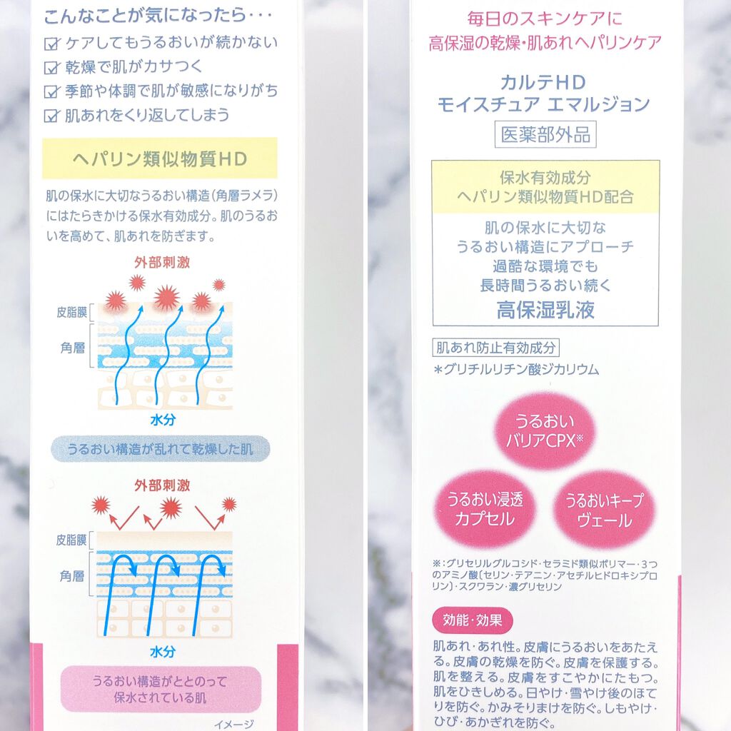 モイスチュア エマルジョン/カルテHD/乳液を使ったクチコミ（2枚目）