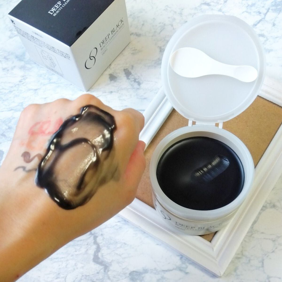 ビューティークレンジングバーム ディープブラック/オージオ/クレンジングクリームを使ったクチコミ(5枚目)