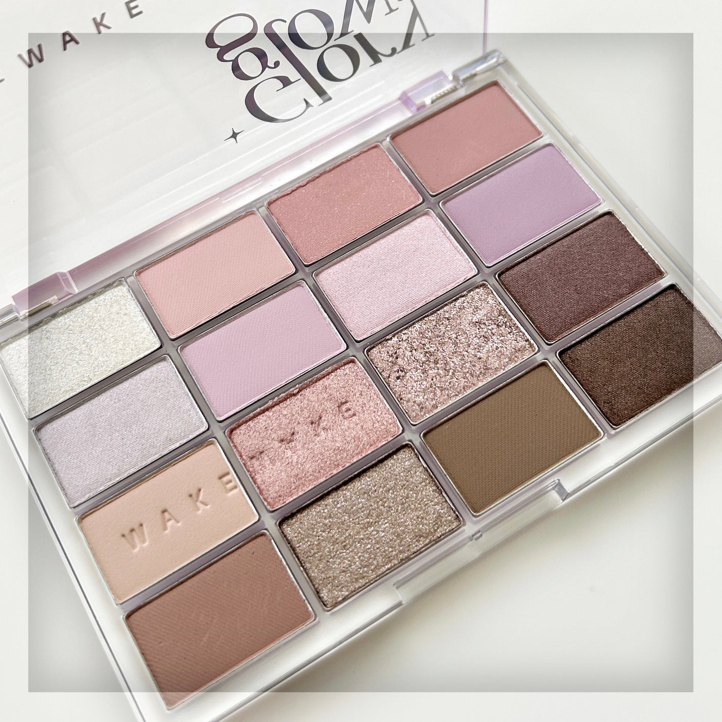 ソフトブラーリングアイパレット/wakemake/アイシャドウパレットを使ったクチコミ(2枚目)