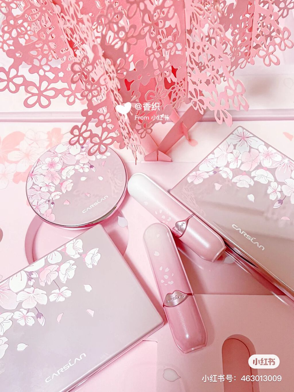 アイシャドウパレット 桜シリーズ/CARSLAN/アイシャドウパレットを使ったクチコミ（1枚目）