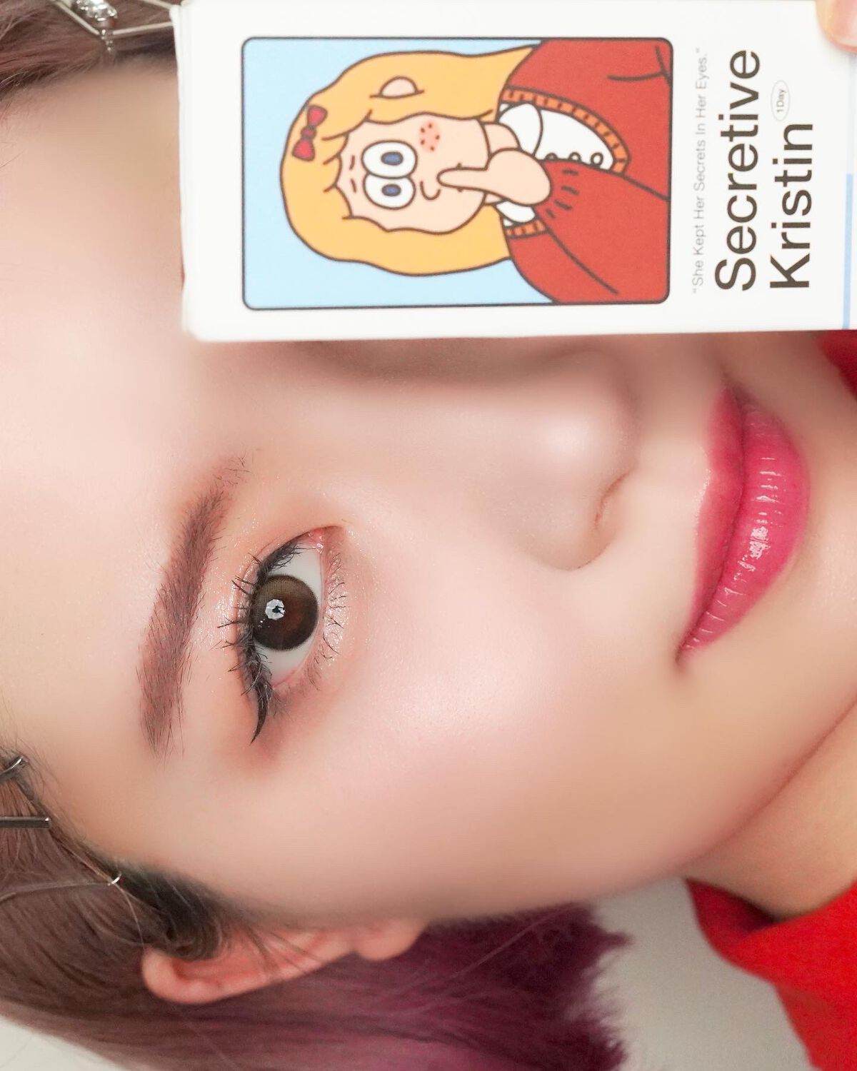 Secretive Kristen/Hapa kristin/カラーコンタクトレンズを使ったクチコミ(1枚目)