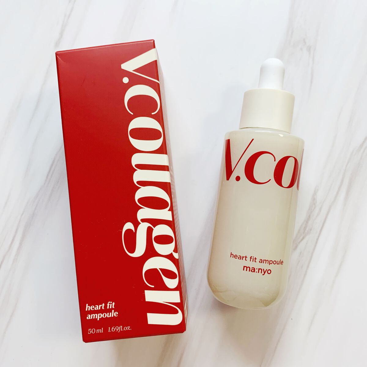 Vコラーゲン ハートフィットアンプル/manyo/美容液を使ったクチコミ（1枚目）