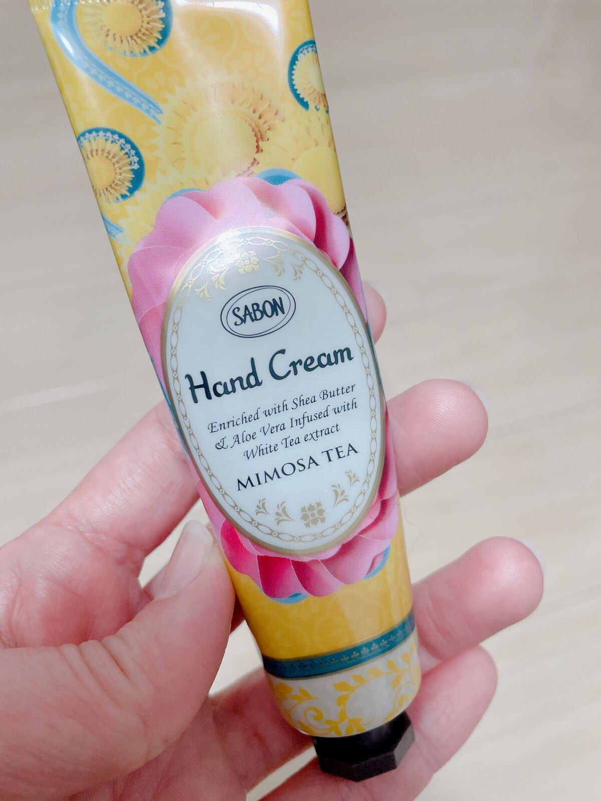 ハンドクリーム ミモザティー/SABON/ハンドクリームを使ったクチコミ(1枚目)