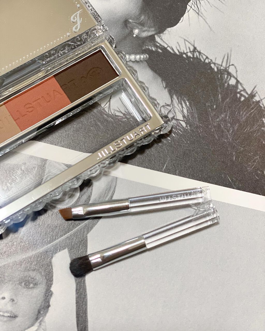 ジルスチュアート ニュアンスブロウパレット 03 orange shade/JILL STUART/パウダーアイブロウを使ったクチコミ（2枚目）
