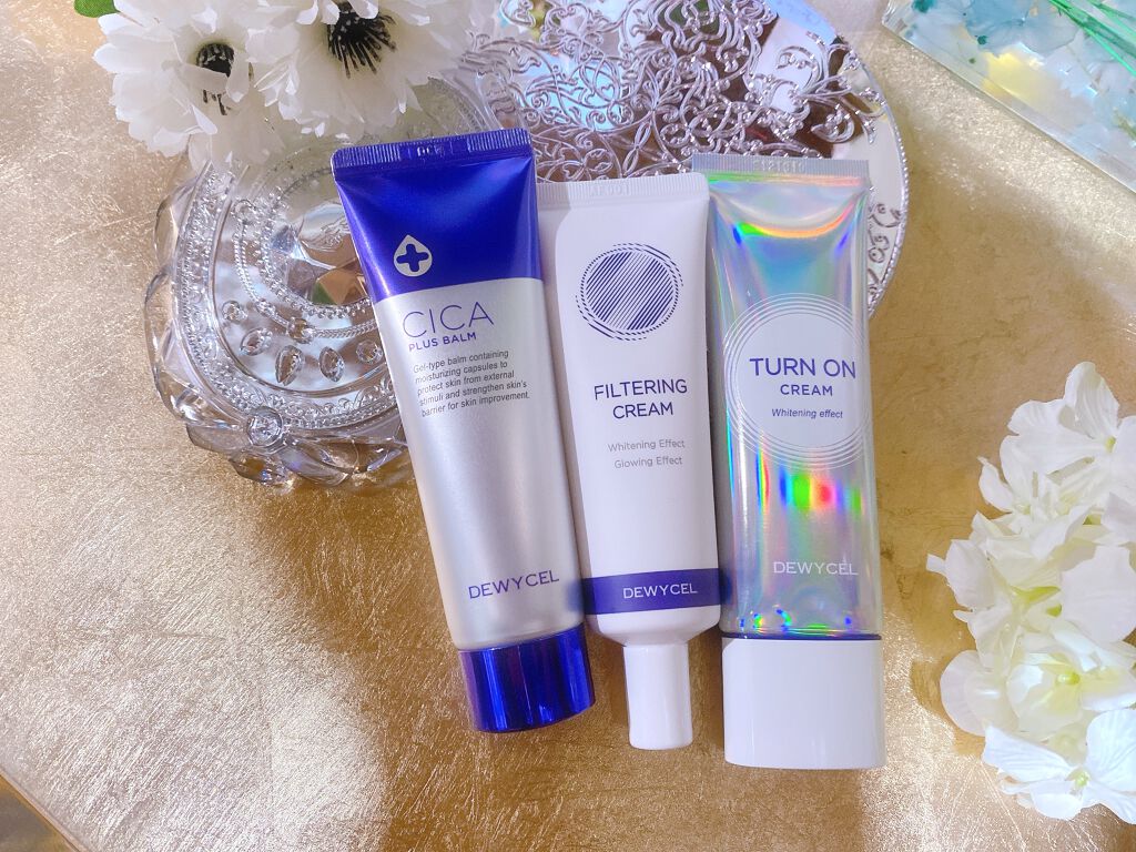 フィルタリングクリーム/DEWYCEL/日焼け止めクリームを使ったクチコミ（3枚目）