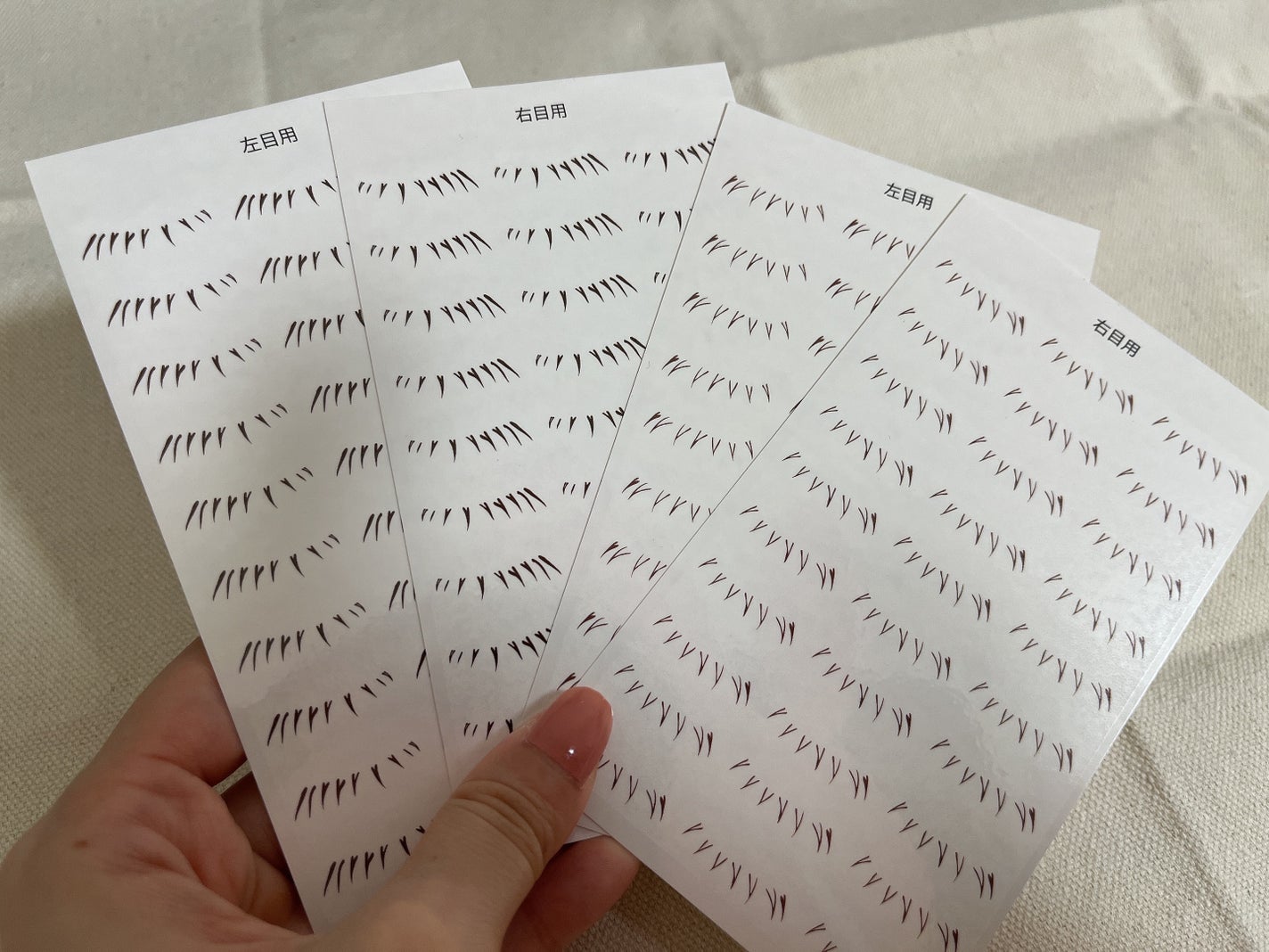 貼るだけ下まつげシール モテナチュラル/秒速整形/つけまつげを使ったクチコミ(2枚目)