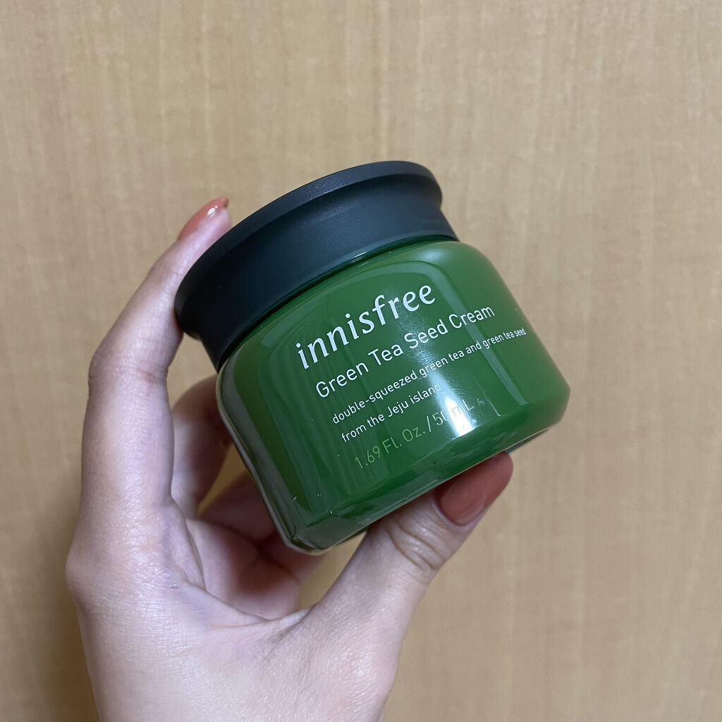 グリーンティーシード クリーム 50ml/innisfree/フェイスクリームを使ったクチコミ（1枚目）