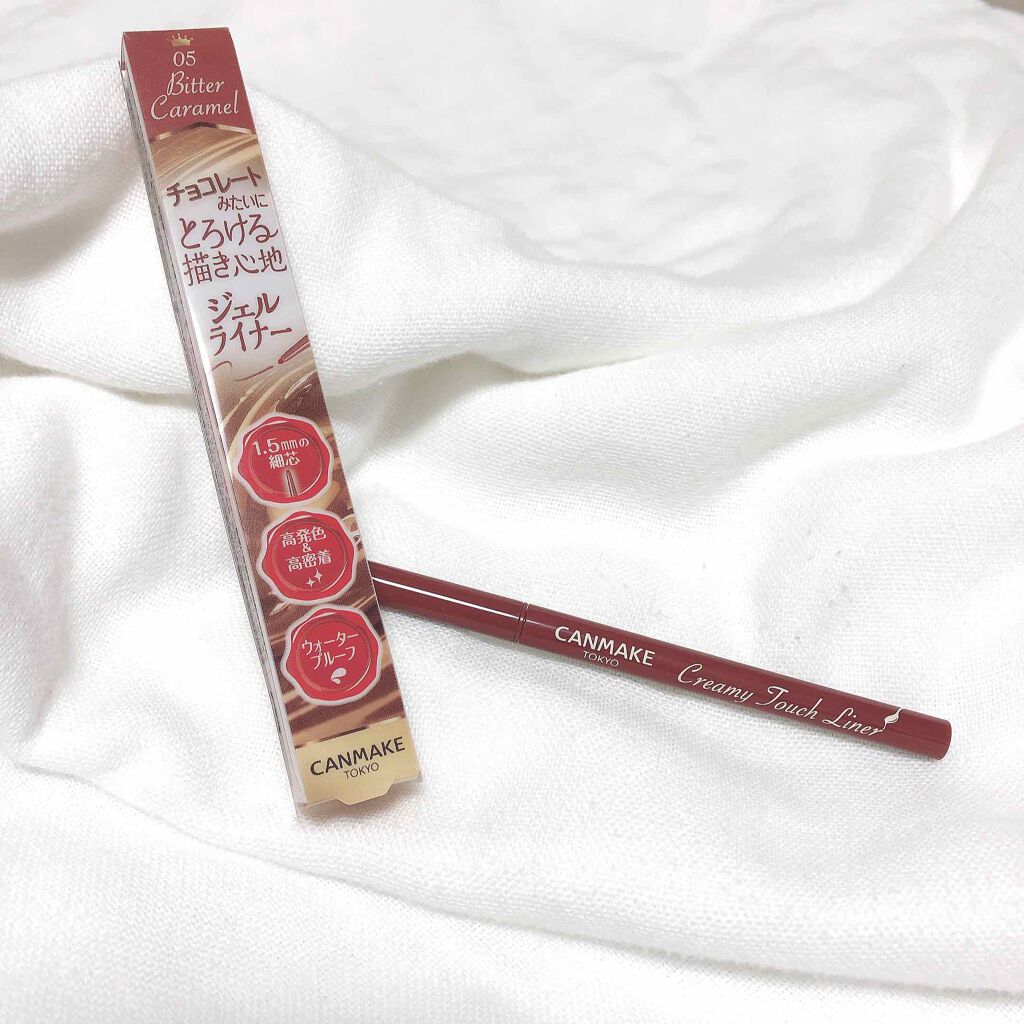 クリーミータッチライナー/キャンメイク/ジェルアイライナーを使ったクチコミ（1枚目）