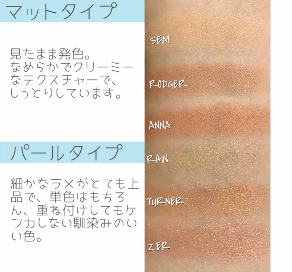 ジャストアイシャドウ/Laka/単色アイシャドウを使ったクチコミ(2枚目)