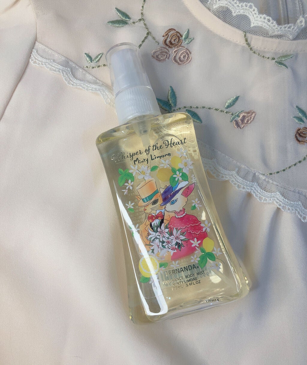 耳をすませば フレグランスボディミスト ミンティリモーネ/フェルナンダ/香水(レディース)を使ったクチコミ(4枚目)