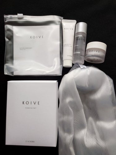 koive koive moistsetのクチコミ「#購入品
いろいろ購入したので別々にあげていきます。

#koive  トライアルセット
むか.....」（1枚目）