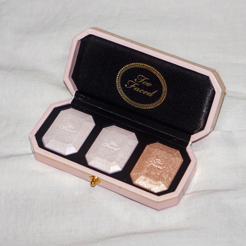 ～ダイヤモンドライト シリーズ～ マルチユース ハイライター トリオ/Too Faced/パウダーハイライトを使ったクチコミ（2枚目）