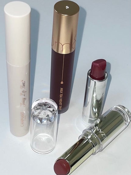 ラスティンググロスリップ/CEZANNE/口紅を使ったクチコミ(2枚目)