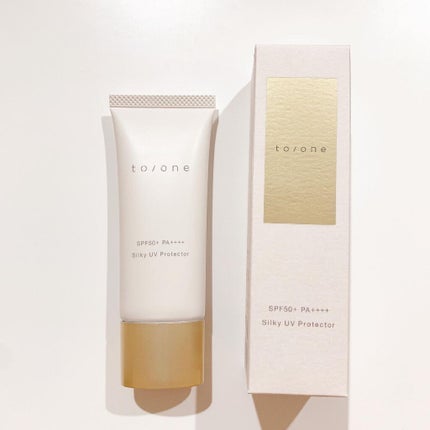 トーン シルキー UV プロテクター/to/one/日焼け止めクリームを使ったクチコミ(1枚目)