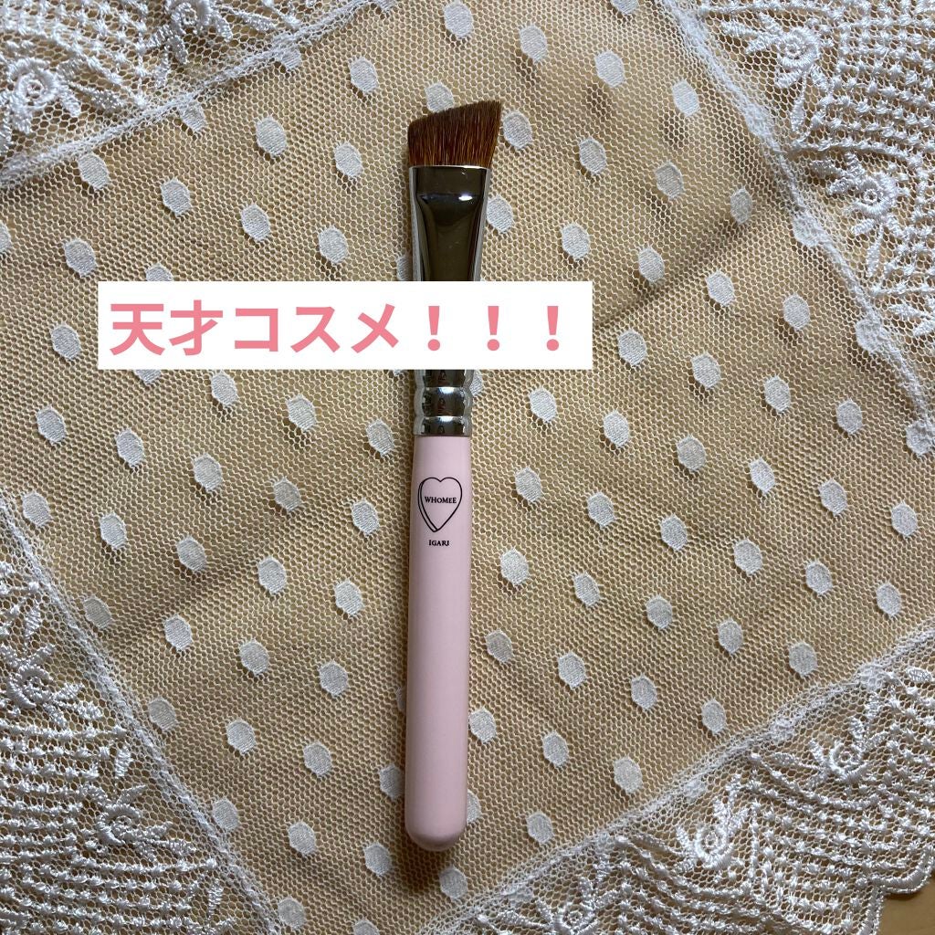 フーミー アイブロウブラシ 熊野筆/WHOMEE/メイクブラシを使ったクチコミ(1枚目)