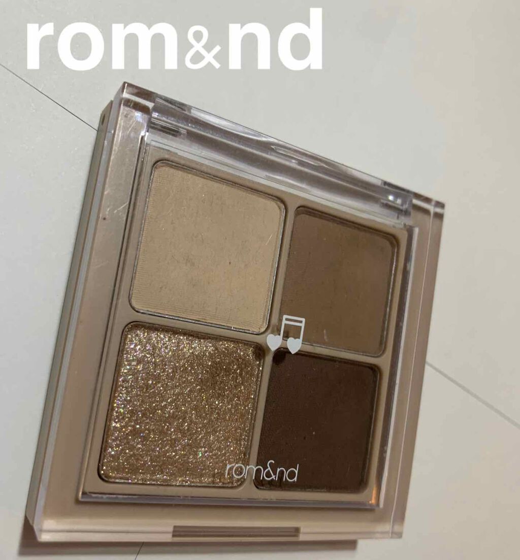 ベターザンアイズ/rom&nd/アイシャドウパレットを使ったクチコミ(1枚目)